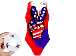 Waterpolo badpak maat 3XL (D44=FR46)