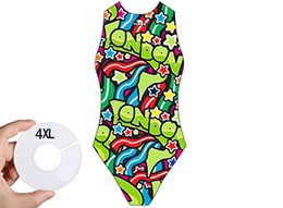 Waterpolo badpak maat 4XL (D46=FR48)