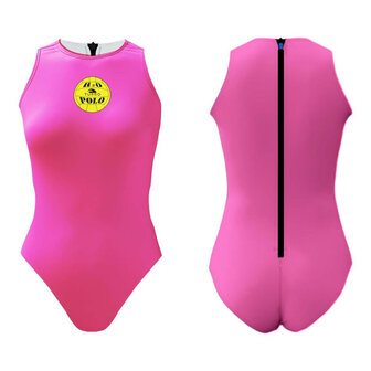  opruiming showmodel Turbo Waterpolo badpak basic pink 