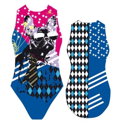 Blackfriday Deal! Turbo (SIZE M) Waterpolo badpak Cool Dog FR38/D36/M