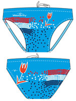 Waterpolo zwembroek Waterfly Tulp